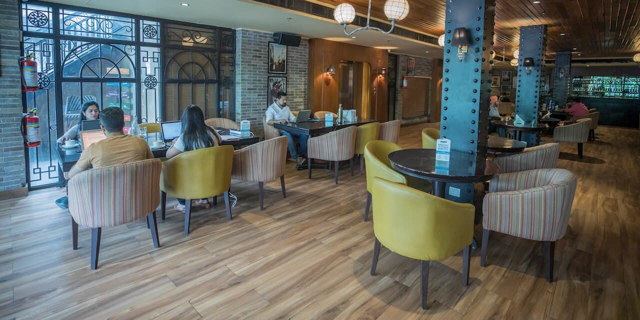 A coworking space