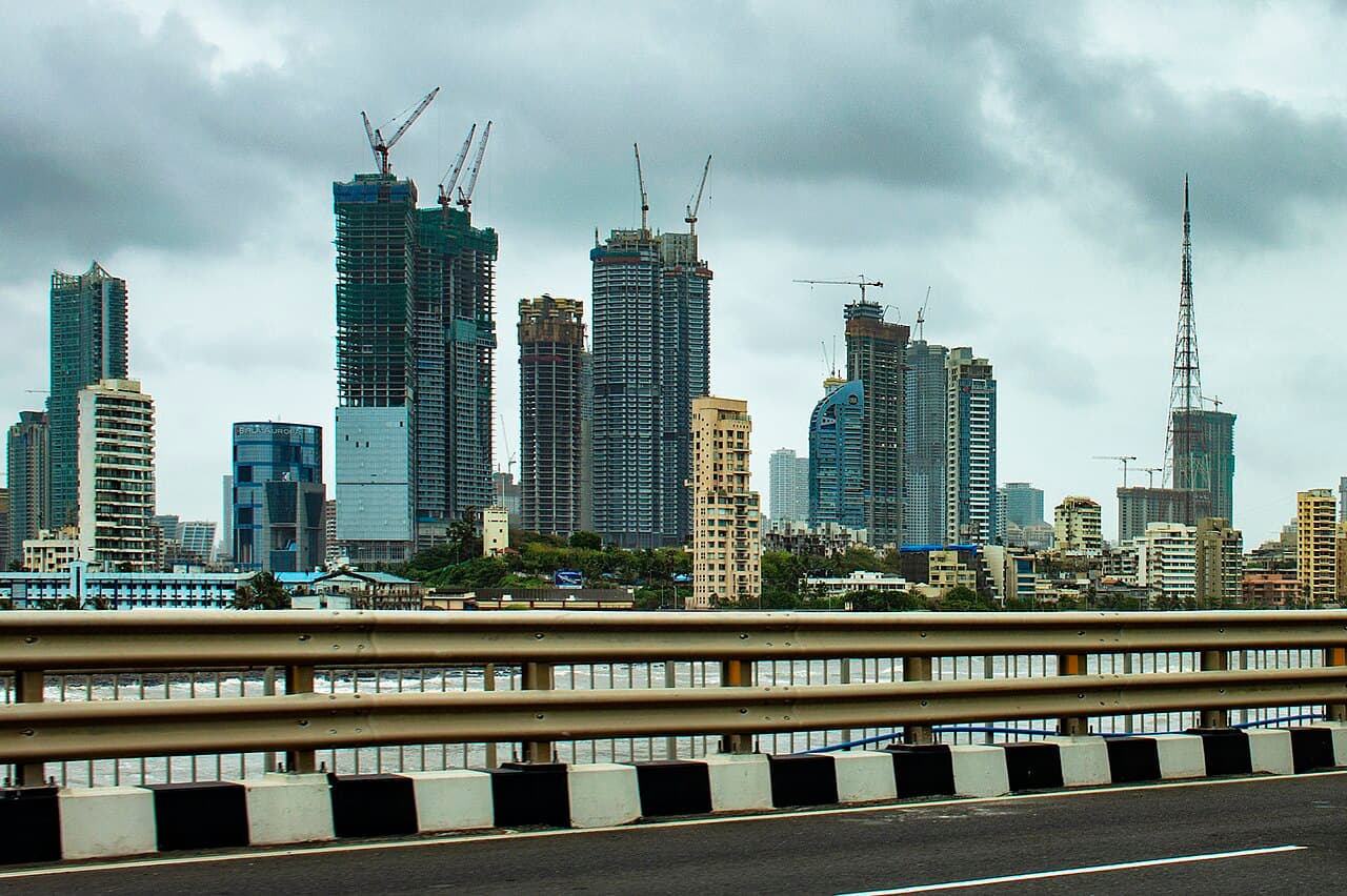 Buildings under construction in Mumbai